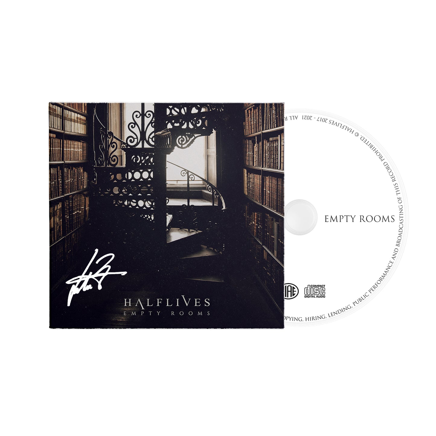 Signed Empty Rooms CD