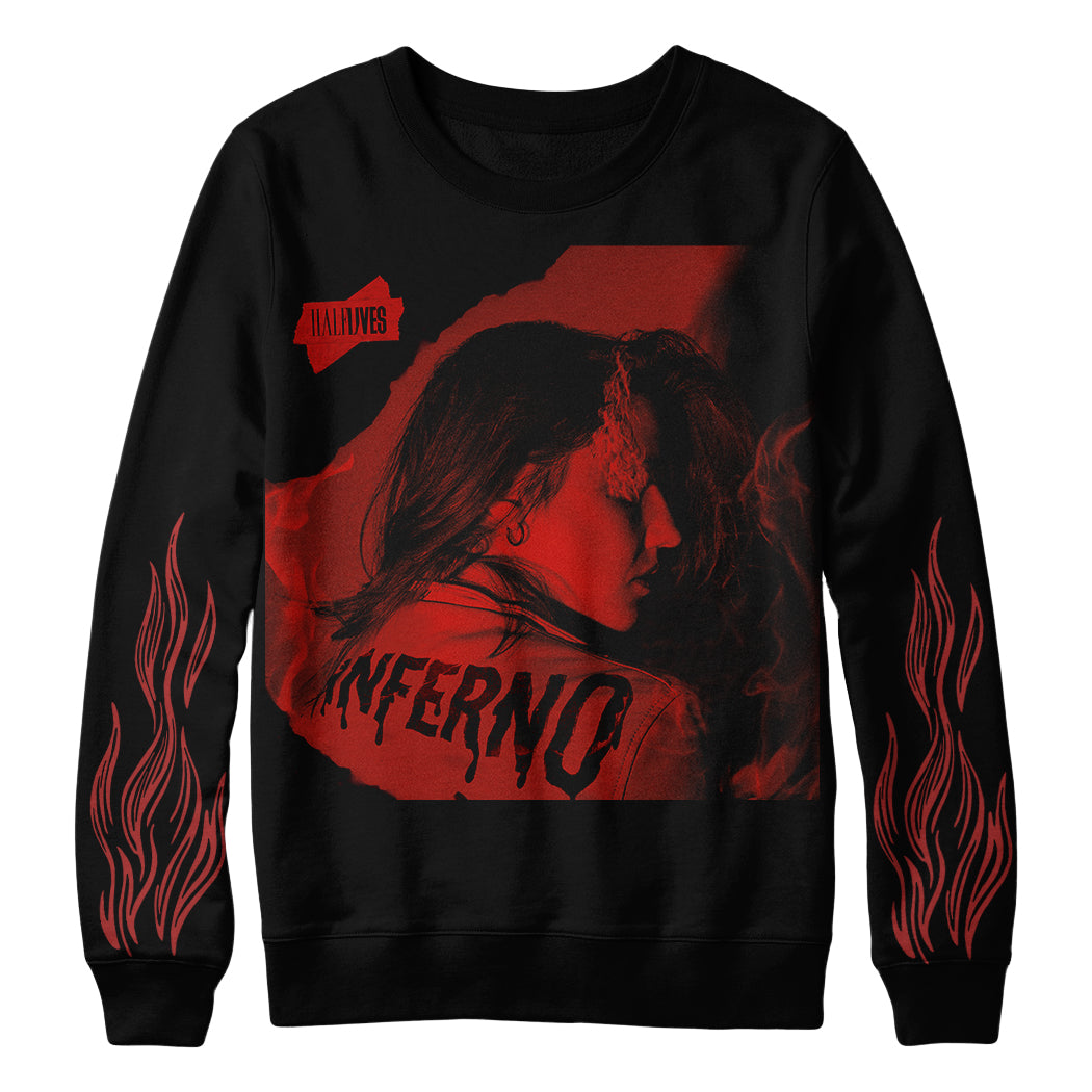 Missguided inferno logo sweat deals top