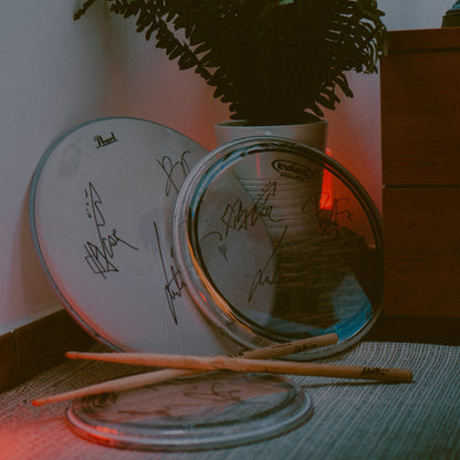 Signed Drum Heads