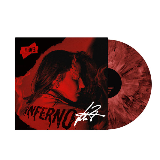 Signed Inferno Vinyl (Red & Black Marbled Edition)