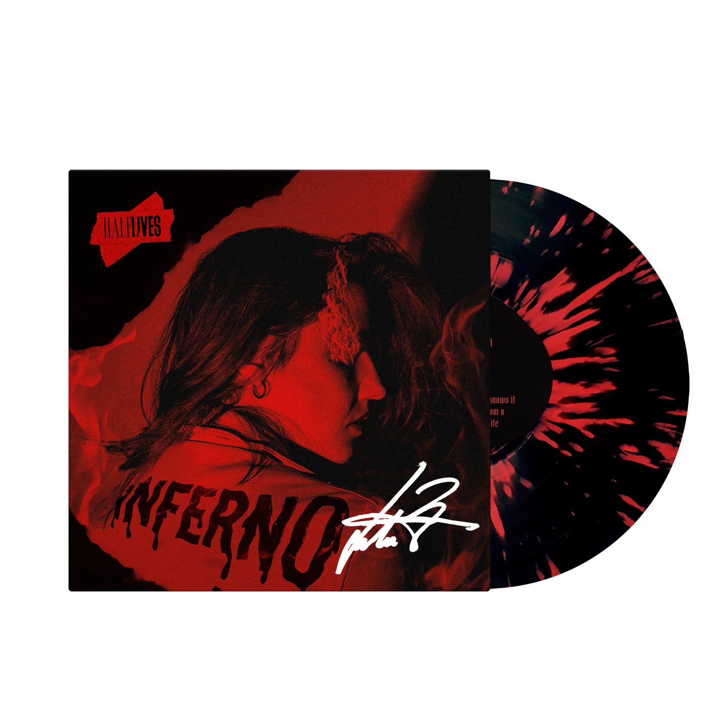 Signed Inferno Vinyl (Black & Red Splatter Edition)